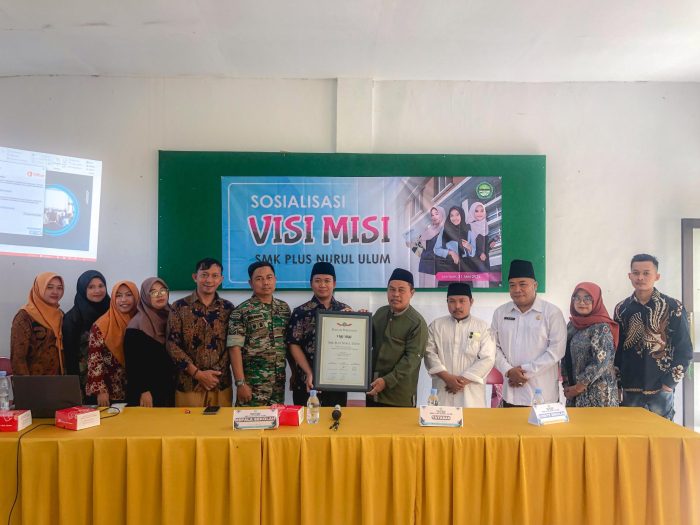 SOSIALISASI & PERESMIAN VISI MISI SMK PLUS NURUL&nbsp;ULUM