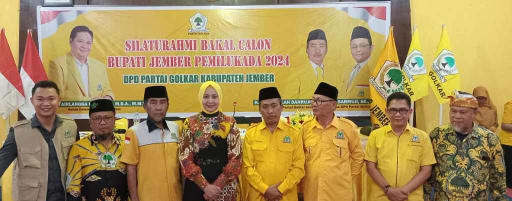 Dr Hj Faida MMR, Paparkan Visi Misi Di DPD Partai Golkar Jember